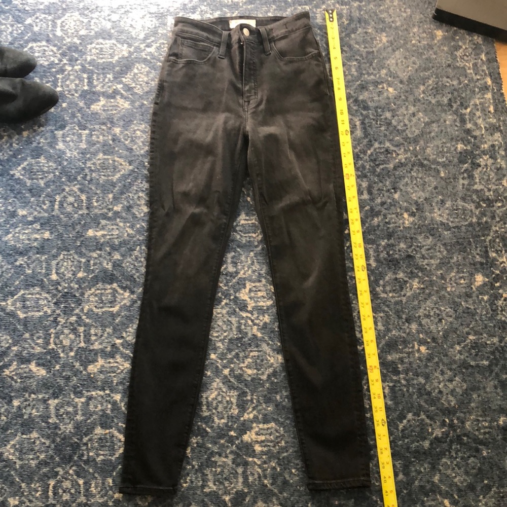 Madewell curvy roadtripper size 25 black/grey